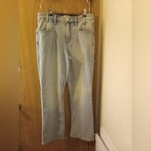 Everflex By Maurces Vintage Look High Rise Light Blue Boot Cut Jeans